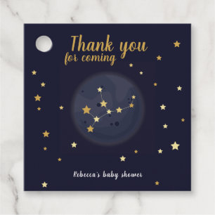 Maagd dierenriem Dank u baby shower Bedankjes Labels