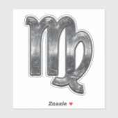 Maagd dierentuin in Grunge Distress Style Sticker (Vel)