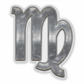 Maagd dierentuin in Grunge Distress Style Sticker (Voorkant)