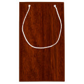 Maagd dierentuin in Rich Mahogany Wood Style Klein Cadeauzakje (Achterkant)