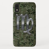 Maagd dierentuin op groen digitaal camouflage Case-Mate iPhone case (Achterkant)