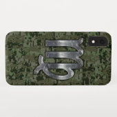 Maagd dierentuin op groen digitaal camouflage Case-Mate iPhone case (Achterkant (horizontaal))