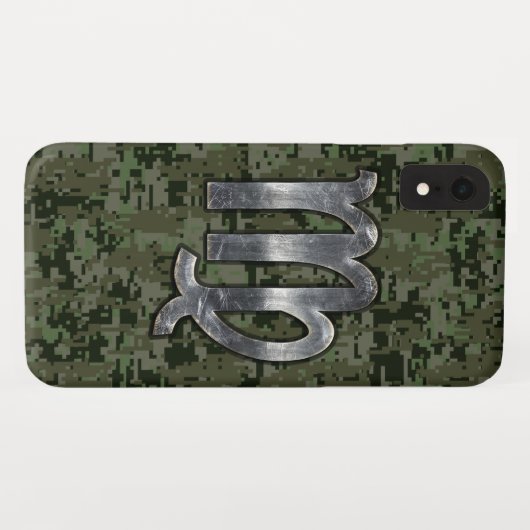 Maagd dierentuin op groen digitaal camouflage Case-Mate iPhone case (Achterkant (horizontaal))