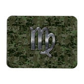 Maagd dierentuin op Groene Digitale Camo Magneet (Horizontaal)