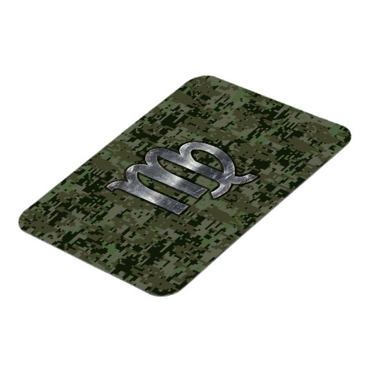 Maagd dierentuin op Groene Digitale Camo Magneet (Linkerzijde)