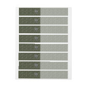 Maagd dierentuin op Groene Digitale Camo Omwikkelbaar Adreslabel (Vel)