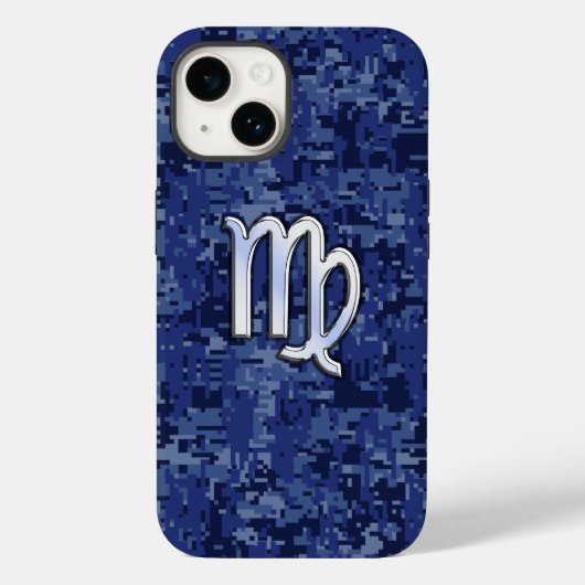 Maagd dierentuin voor marineblauw Camo Case-Mate iPhone Case (Achterkant)