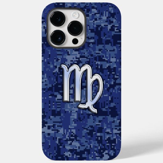Maagd dierentuin voor marineblauw Camo Case-Mate iPhone Case (Achterkant)