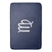 Maagd dierentuin voor marineblauw decor badmat (Voorkant Verticaal)