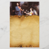 MAAGD EN AANKONDIGING ENGEL ,Perkament Briefpapier (Voorkant)