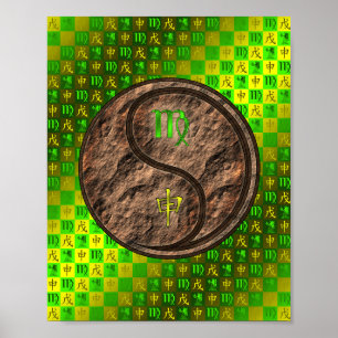 Maagd en Aardaap Poster