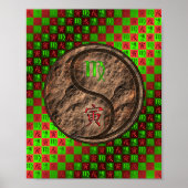 Maagd en aarde tijger poster (Voorkant)