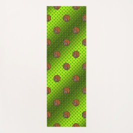 Maagd en houten aap yogamat