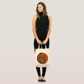 Maagd en houten geit tote bag (Voorkant (model))