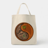 Maagd en houten geit tote bag (Achterkant)