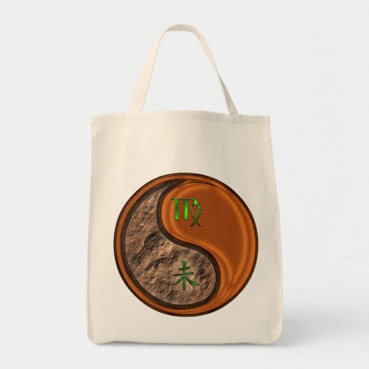 Maagd en houten geit tote bag (Voorkant)