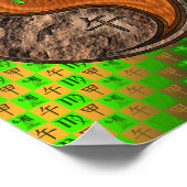 Maagd en houten paard poster (Hoek)