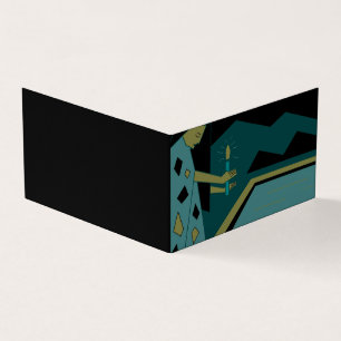 Maagd en kaars kaart