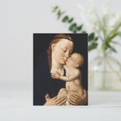 Maagd en kerstmis feestdagenkaart (Staand voorkant)