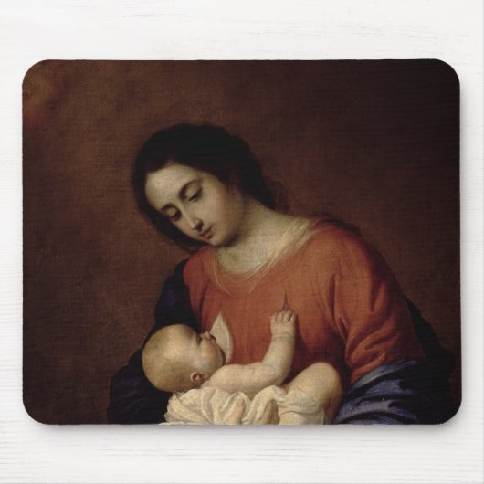 Maagd en kind, 1658 muismat (Voorkant)