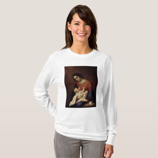 Maagd en kind, 1658 t-shirt (Voorkant volledig)