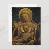 Maagd en kind, 1825 (tempera op paneel) briefkaart (Voorkant / Achterkant)