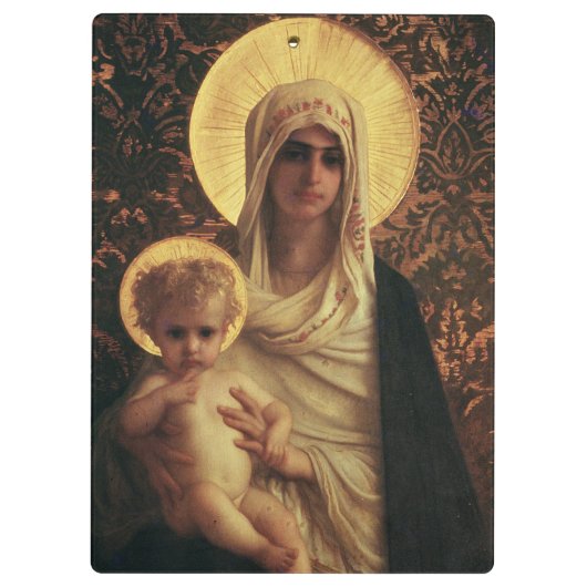 Maagd en kind, 1872 klembord (Achterkant)