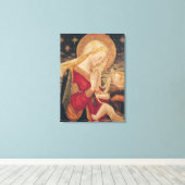 Maagd en kind 2 canvas afdruk (Insitu (Houten vloer))