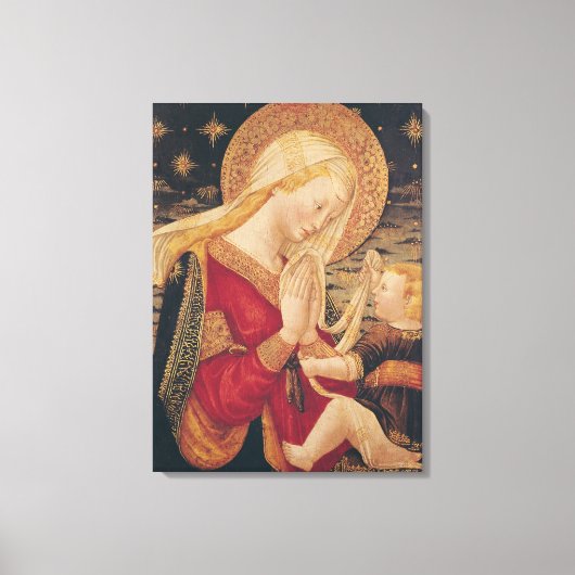 Maagd en kind 2 canvas afdruk (Voorkant)