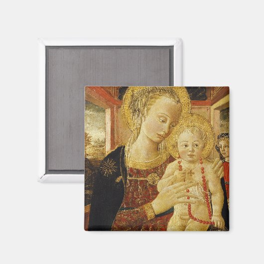 Maagd en kind 2 magneet (Voorkant / Achterkant)