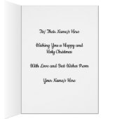 Maagd en Kind Alice Havers ViArt Kerst Kaart (Binnen (Rechts))