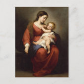 Maagd en kind briefkaart (Voorkant)