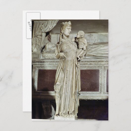 Maagd en kind briefkaart (Voorkant / Achterkant)