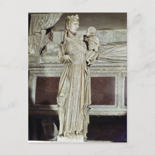 Maagd en kind briefkaart (Voorkant)