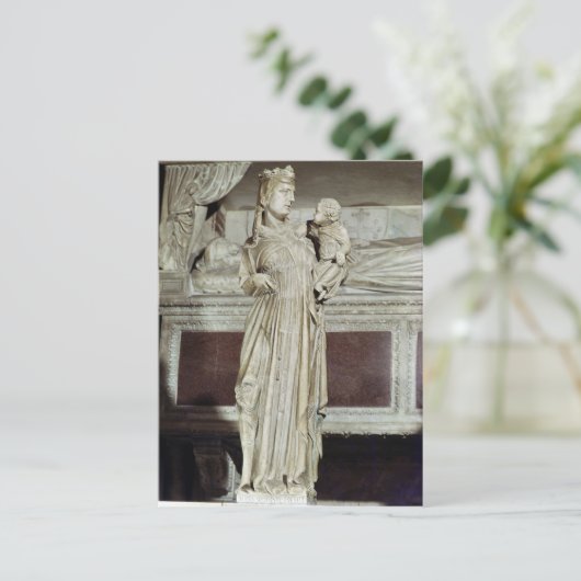 Maagd en kind briefkaart (Staand voorkant)