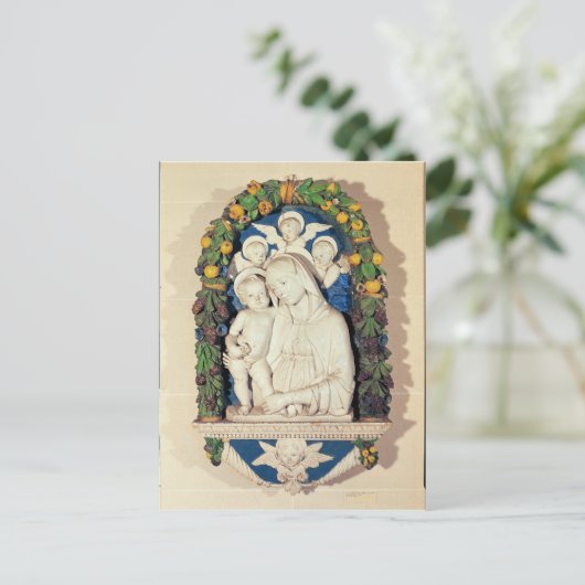 Maagd en kind briefkaart (Staand voorkant)