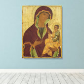 Maagd en kind, c.1500 canvas afdruk (Insitu (Houten vloer))