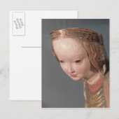 Maagd en kind, details van het hoofd van de Maagd Briefkaart (Voorkant / Achterkant)