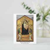 Maagd en kind door Giotto di Bondone Briefkaart (Staand voorkant)