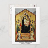 Maagd en kind door Giotto di Bondone Briefkaart (Voorkant / Achterkant)