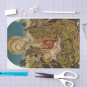 Maagd en kind door Quirizio di Giovanni da Murano Tissuepapier (Craft)