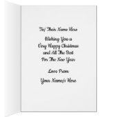 Maagd en Kind door William Blake Christmas Kaart (Binnen (Rechts))