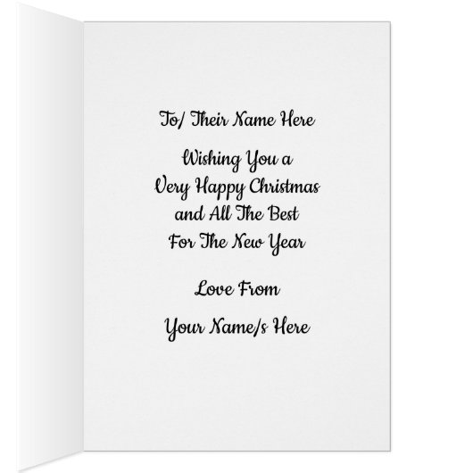 Maagd en Kind door William Blake Christmas Kaart (Binnen (Rechts))