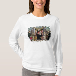 Maagd en kind Enthroned T-shirt