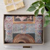 MAAGD EN KIND ,HEILIGEN, ENGELEN MET KOSTBARE PARE TISSUEPAPIER (Geschenk)