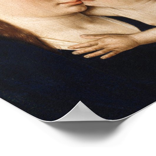 Maagd en kind - kerstfeestdag poster (Hoek)