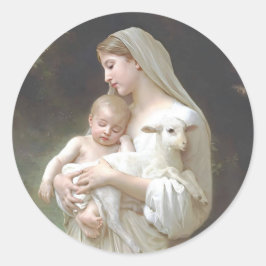 Maagd En Kind L'Innocence Ronde Stickers
