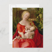 Maagd en kind 'Madonna met de Iris', 1508 Briefkaart (Voorkant / Achterkant)