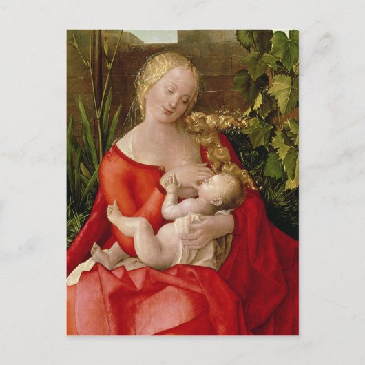 Maagd en kind 'Madonna met de Iris', 1508 Briefkaart (Voorkant)