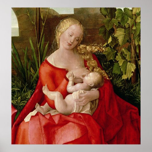 Maagd en kind 'Madonna met de Iris', 1508 Poster (Voorkant)